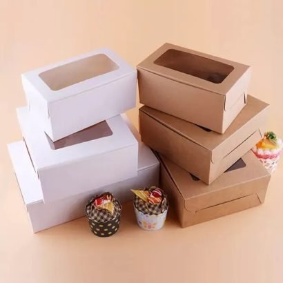 Custom Kraft Cupcake Boxes